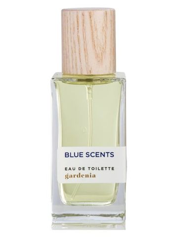 Blue Scents Gardenia fragrance bottle