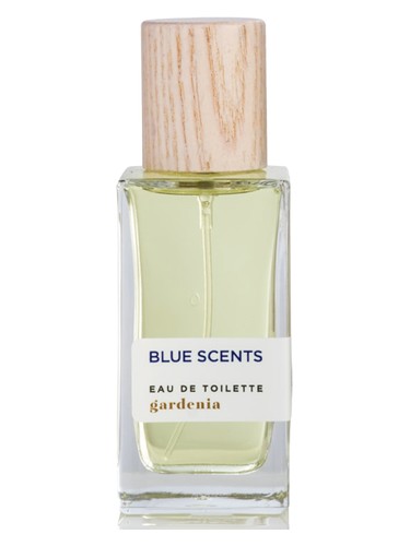 Blue Scents Gardenia fragrance bottle