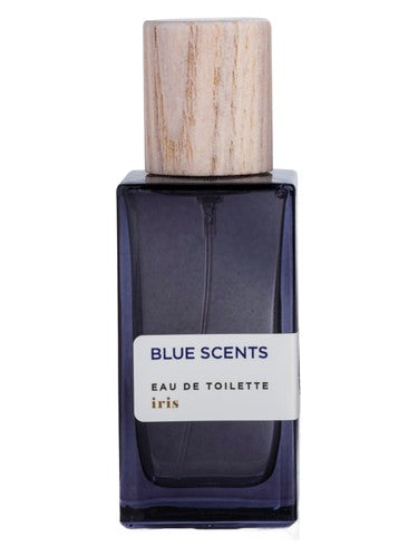Blue Scents Iris fragrance bottle