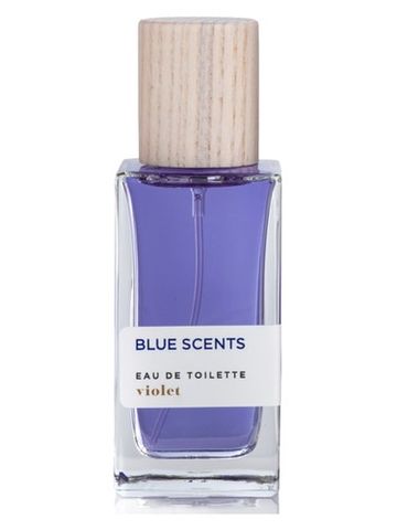 Blue Scents Violet fragrance bottle