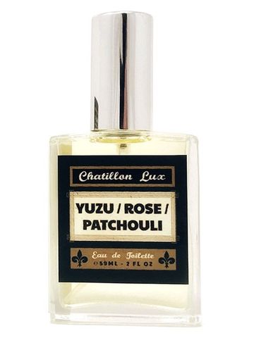 Chatillon Lux Parfums Yuzu/ Rose/ Patchouli fragrance bottle