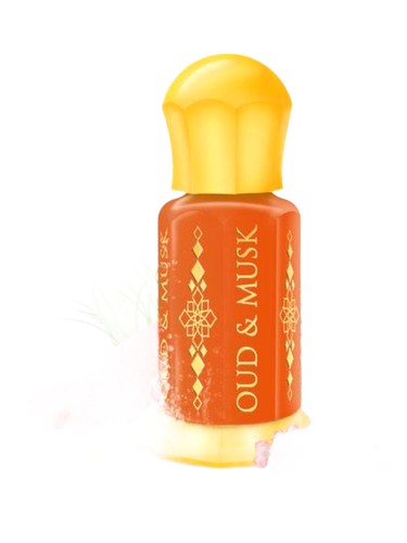 Oud & Musk Woody Falcom fragrance bottle