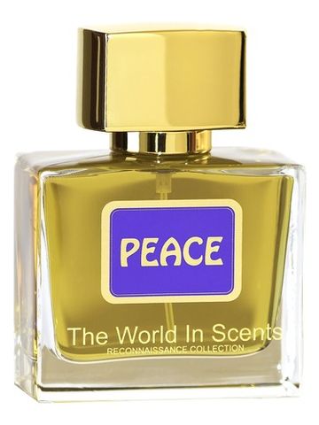The World In Scents Peace fragrance bottle