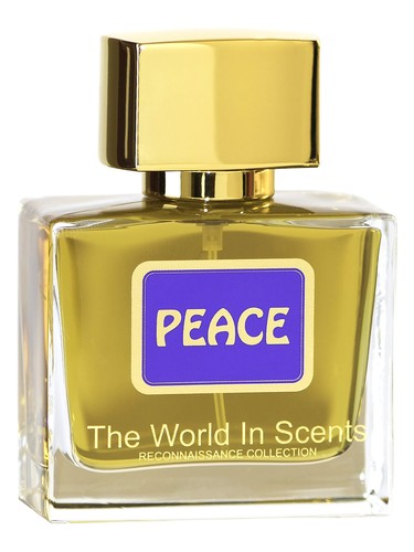 The World In Scents Peace fragrance bottle