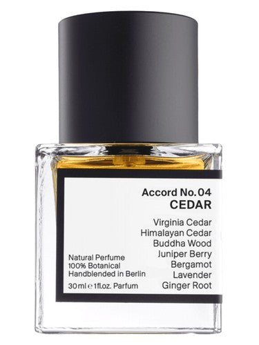 RAER Scents Accord No. 04: Cedar fragrance bottle