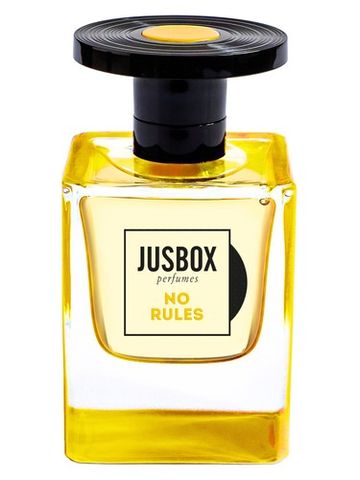 Jusbox No Rules fragrance bottle