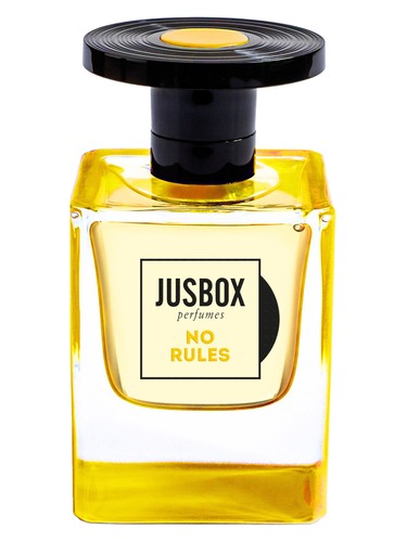 Jusbox No Rules fragrance bottle