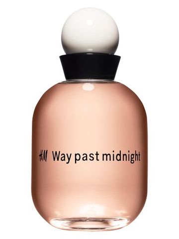 H M H&M Way Past Midnight fragrance bottle