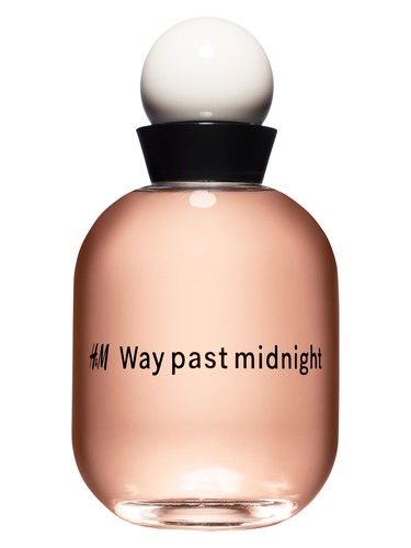 H M H&M Way Past Midnight fragrance bottle