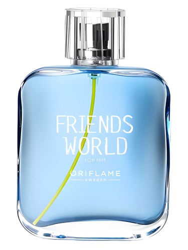 Oriflame Friends World For Him fragrance bottle