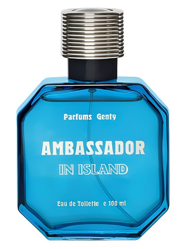 Parfums Genty Ambassador in Island fragrance bottle