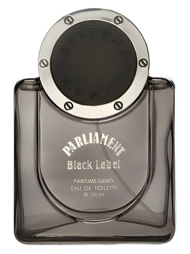 Parfums Genty Parliament Black Label fragrance bottle