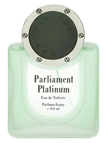 Parfums Genty Parliament Platinum fragrance bottle