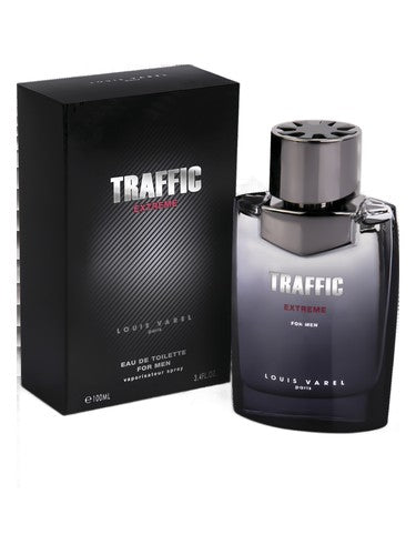 Louis Varel Traffic Extreme For Men fragrance bottle