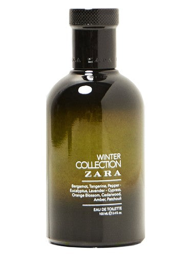 Zara Winter Collection fragrance bottle