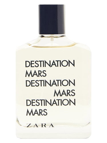 Zara Destination Mars fragrance bottle