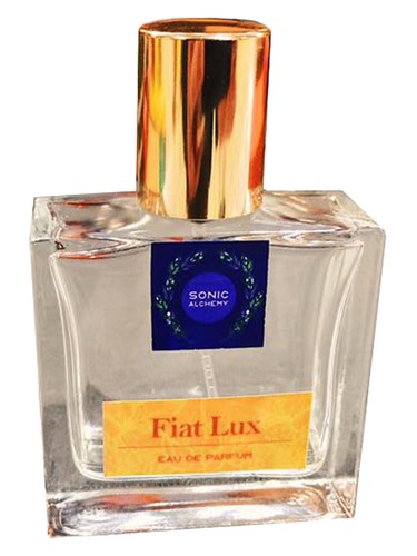 Sonic Alchemy Fiat Lux fragrance bottle