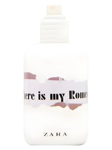 Zara Where Is My Romeo fragrance bottle