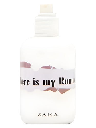 Zara Where Is My Romeo fragrance bottle