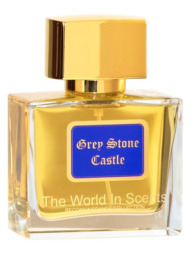 The World In Scents Grey Stone Castle fragrance bottle