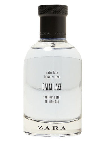 Zara Calm Lake fragrance bottle