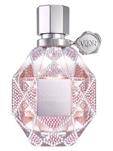 Viktor Rolf Flowerbomb Swarovski® Holiday Limited Edition fragrance bottle