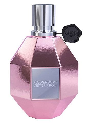 Viktor Rolf Flowerbomb Pink Chrome fragrance bottle
