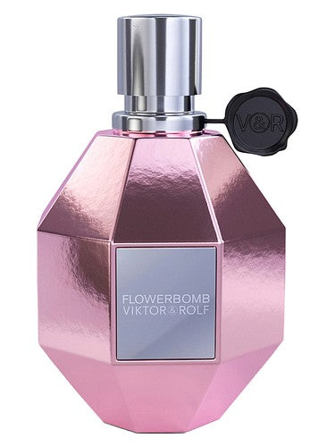 Viktor Rolf Flowerbomb Pink Chrome fragrance bottle