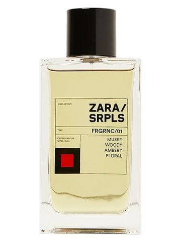 Zara SRPLS FRGRNC 01 fragrance bottle