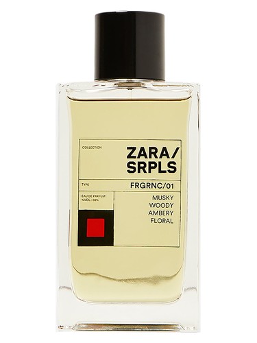 Zara SRPLS FRGRNC 01 fragrance bottle