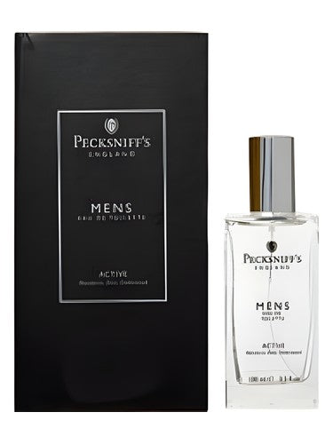 Pecksniff s Active fragrance bottle