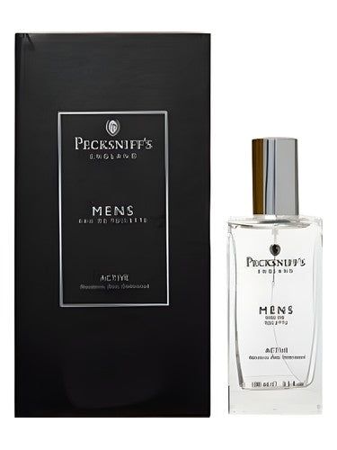 Pecksniff s Active fragrance bottle