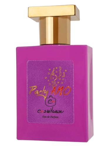 e Suitcase Party Amo fragrance bottle