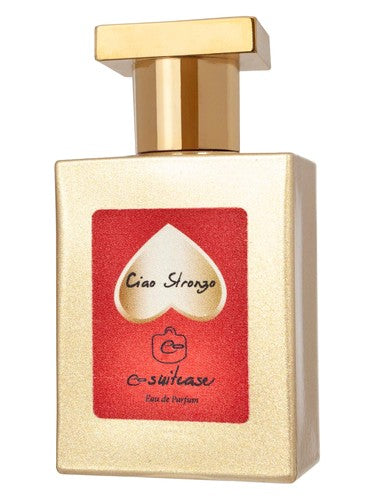 e Suitcase Ciao Stronzo fragrance bottle