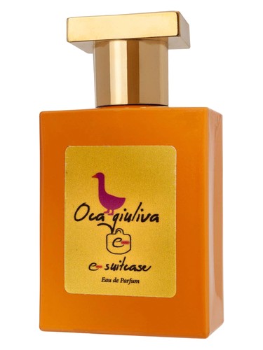 e Suitcase Oca Giuliva fragrance bottle