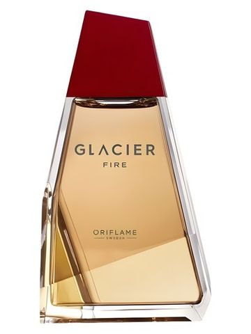 Oriflame Glacier Fire fragrance bottle