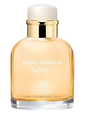 Dolce Gabbana Light Blue Sun Pour Homme fragrance bottle