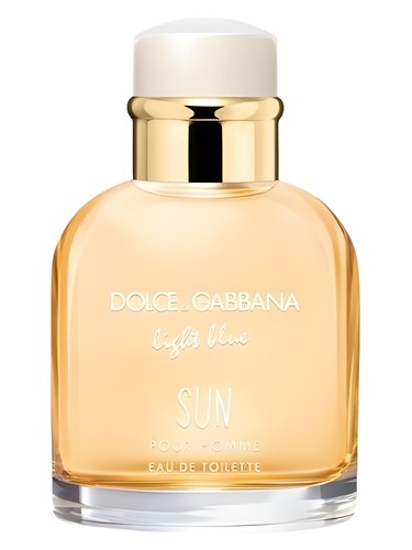 Dolce Gabbana Light Blue Sun Pour Homme fragrance bottle