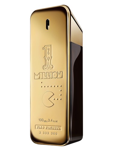Rabanne 1 Million x Pac-Man Collector Edition fragrance bottle