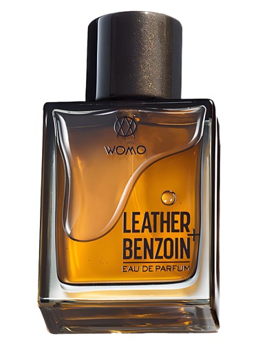 Womo Leather + Benzoin fragrance bottle