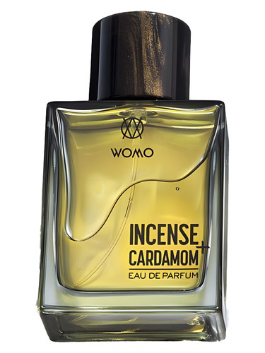 Womo Incense + Cardamom fragrance bottle