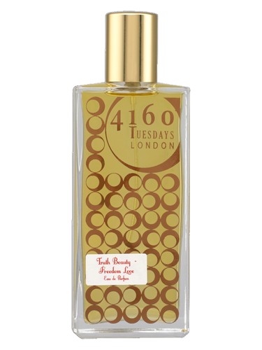 4160 Tuesdays Truth Beauty Freedom Love fragrance bottle