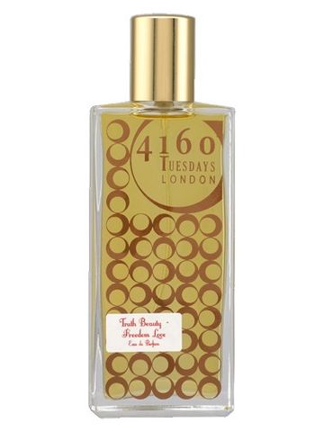 4160 Tuesdays Truth Beauty Freedom Love fragrance bottle
