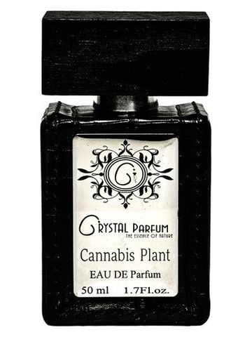 Crystal Parfum Cannabis Plant fragrance bottle