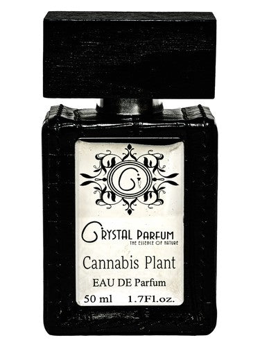 Crystal Parfum Cannabis Plant fragrance bottle