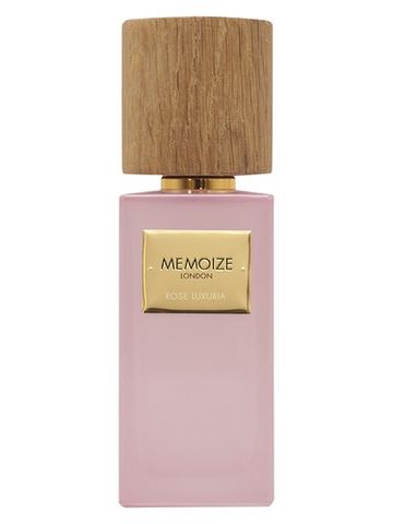 Memoize London Rose Luxuria fragrance bottle
