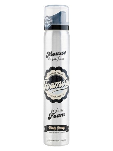 Foamous Woody Groovy fragrance bottle