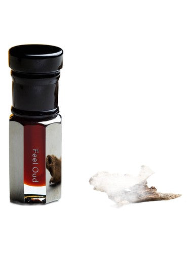 Feel Oud Lotus Oud fragrance bottle