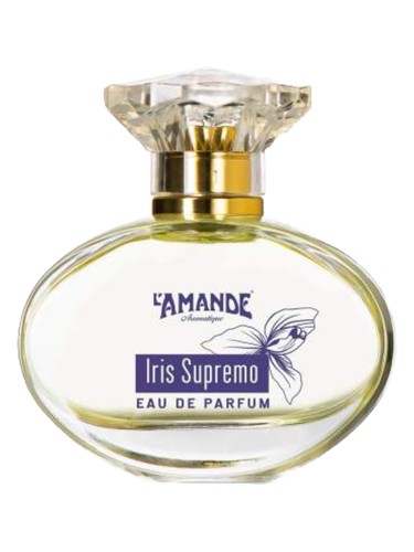 L Amande Iris Supremo fragrance bottle