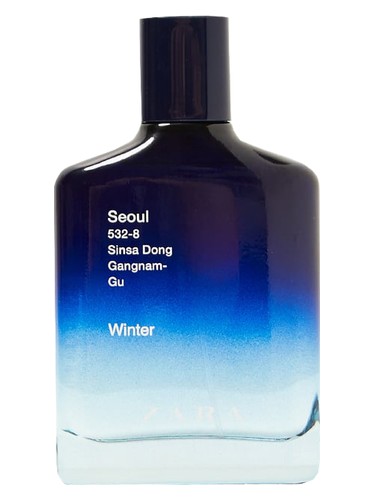 Zara Seoul 532-8 Sinsa Dong Gangnam-Gu Winter fragrance bottle